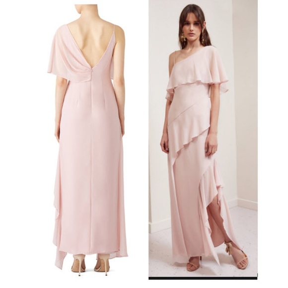 KEEPSAKE the Label Dresses & Skirts - Keepsake One Shoulder Blush No Love Gown Large